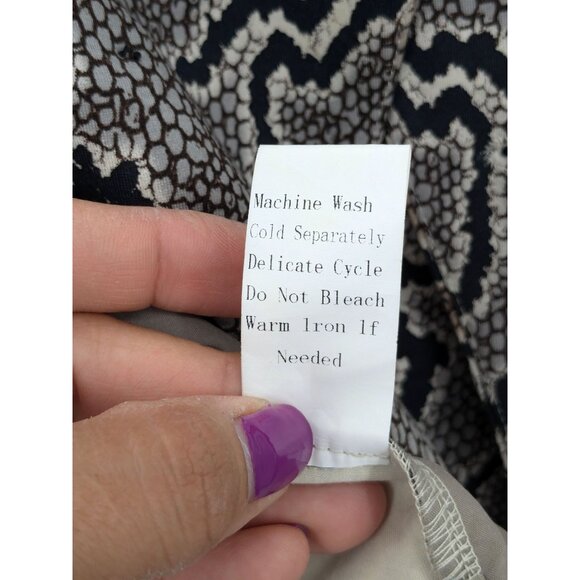 CAbi Blazer Women Size 2 Snake Print Double Breasted Business Casual Office Edgy - Picture 11 of 11